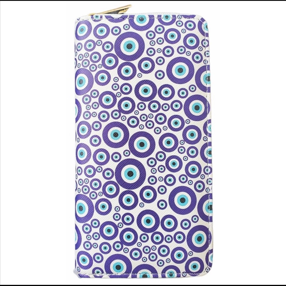 Evil Eye Wallet ~ Fabulous ~ Purple, Pink & Blue